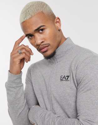 ea7 visibility tracksuit grey