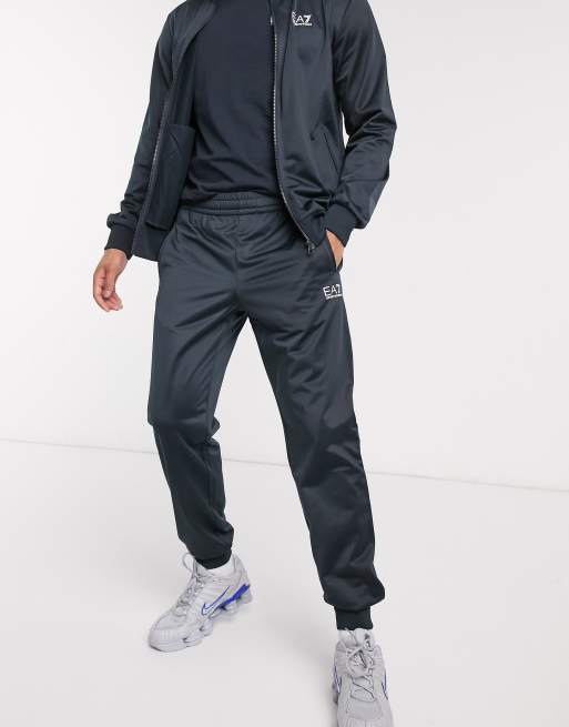 Navy armani clearance tracksuit