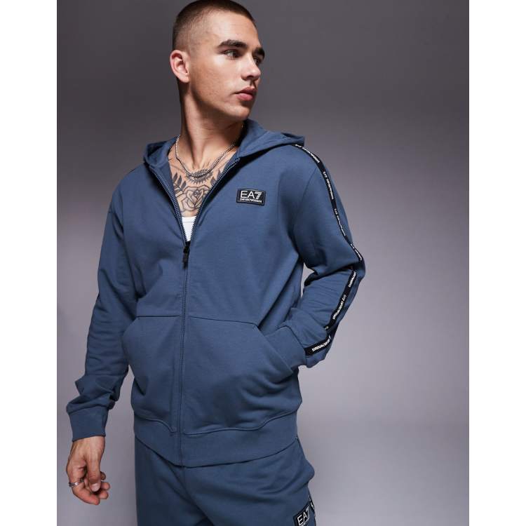 EA7 Emporio Armani Men's Black Quilted Puffer Down Packable
