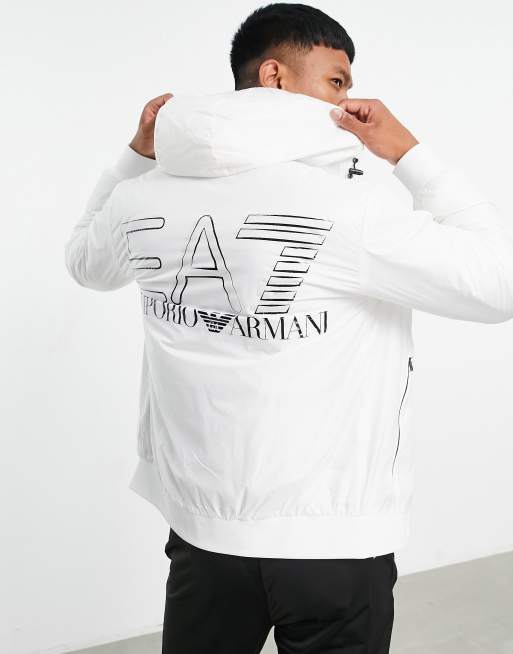 White armani shop jacket