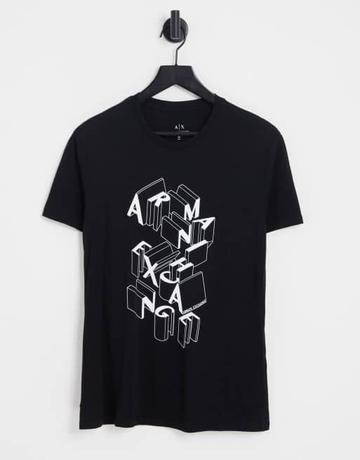 Armani exchange art discount print t shirts