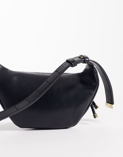 Armani Exchange – Alice – Svart, liten magväska med axelrem, 4 av 4