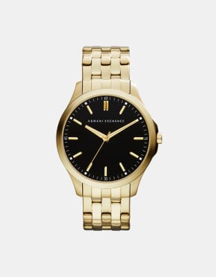 Armani Exchange - Armbanduhr aus Edelstahl in Gold-Goldfarben