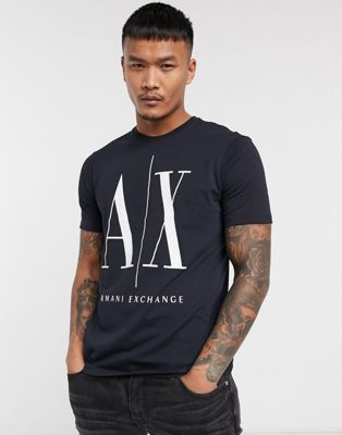 armani exchange ax logo t shirt