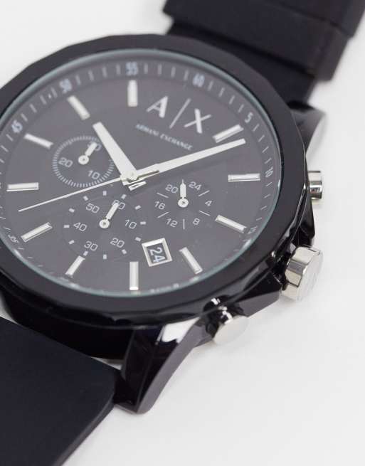 Armani exchange ax1326 black chronograph watch sales
