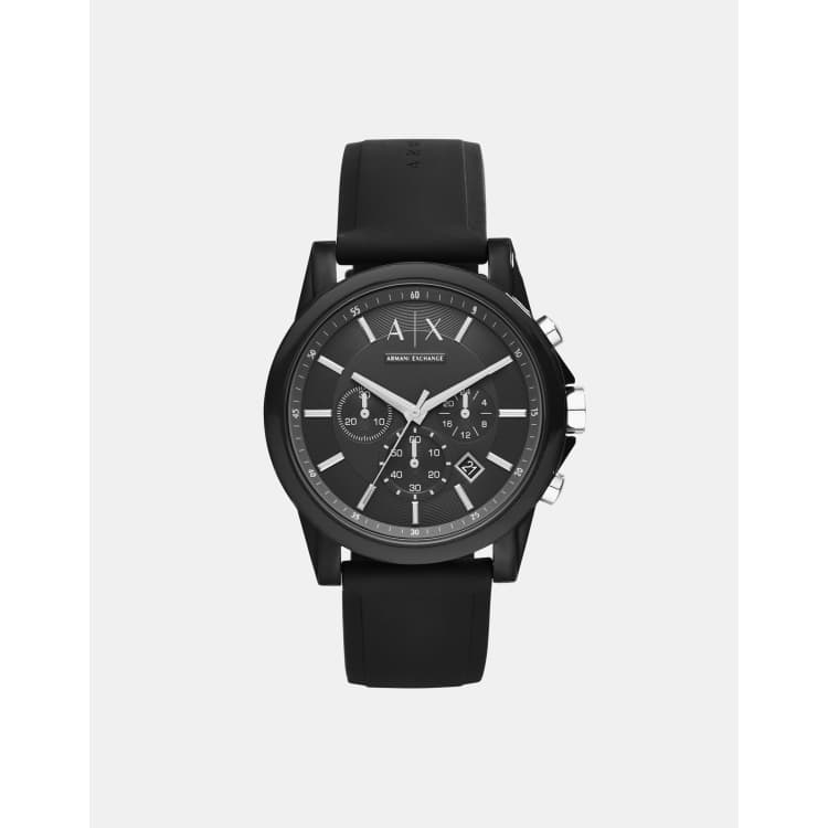 Armani exchange ax1326 black sale chronograph watch