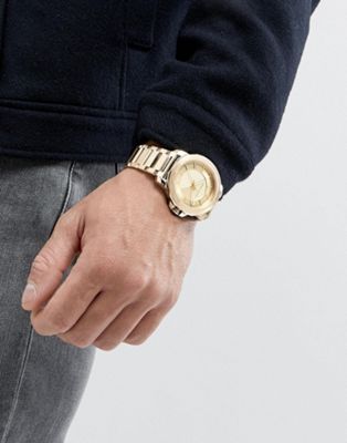 Chronograph Bracelet Watch In Gold 44mm 