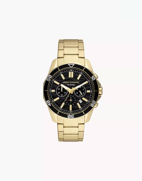 Armani Exchange – AX1958 – Chronograph für Herren aus Edelstahl in Goldoptik - view 1