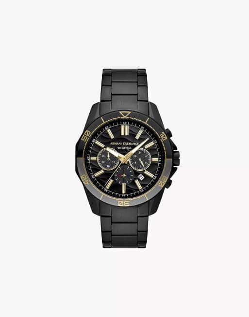 Armani Exchange - ax1963 - Montre chronographe pour homme en acier inoxydable - Noir