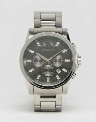 Armani Exchange AX2092 stainless steel strap watch | ASOS