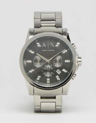 Armani Exchange AX2092 stainless steel strap watch | ASOS