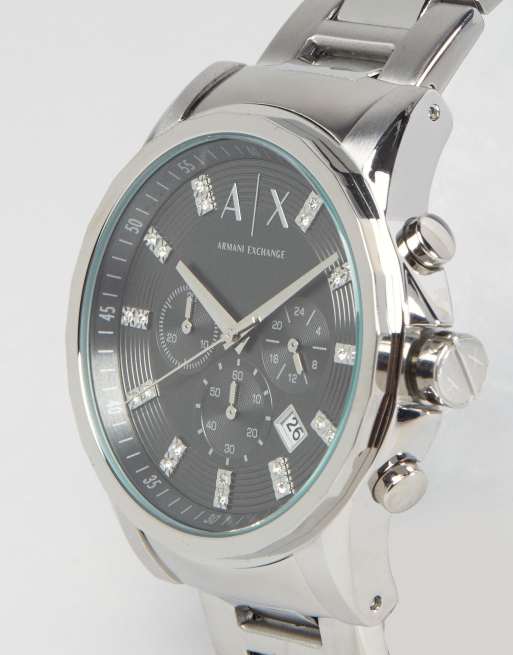 Armani Exchange AX2092 stainless steel strap watch | ASOS