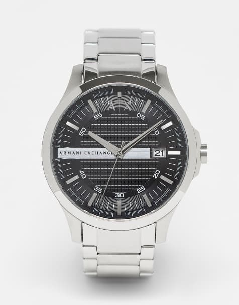 Armani Exchange AX2103 Hampton bracelet watch in silver - view 1