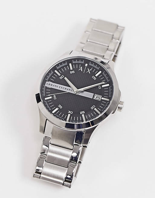 asos.com | Armani Exchange AX2103 Hampton bracelet watch in silver