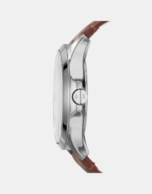 Armani Exchange - AX2133 - Orologio in pelle marrone, 3 di 3