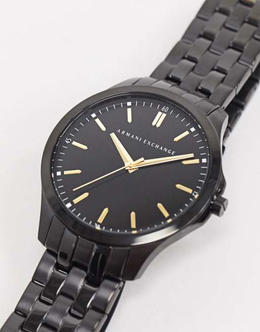 Armani Exchange AX2144 Hampton bracelet watch in black