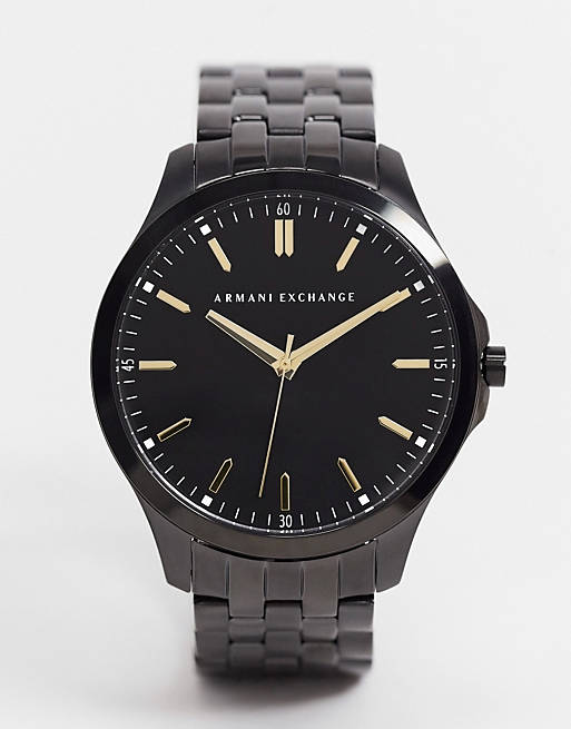 Armani Exchange AX2144 stainless steel watch in black