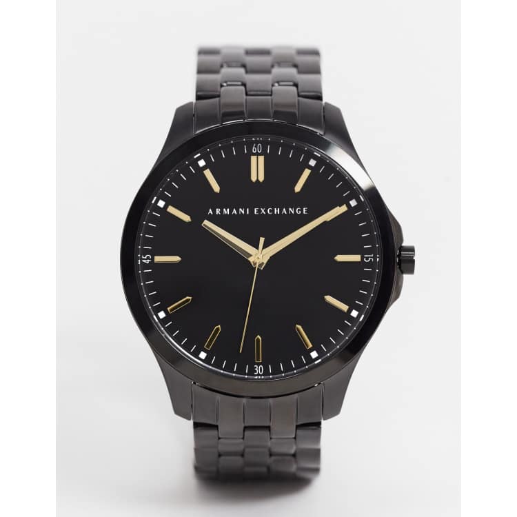 Armani Exchange AX2144 stainless steel watch in black | ASOS