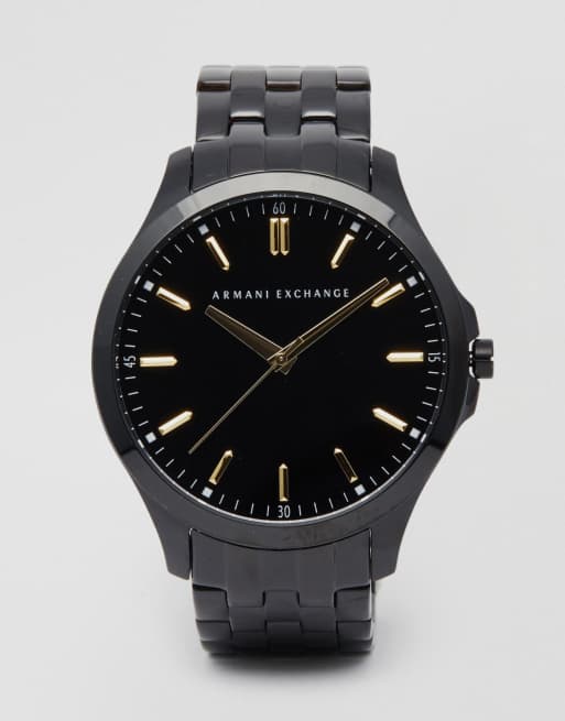 Armani Exchange AX2144 stainless steel watch in black | ASOS