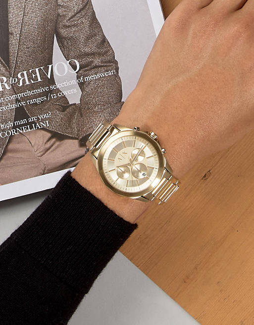 Armani Exchange AX2602 Chronograph Bracelet Watch | ASOS