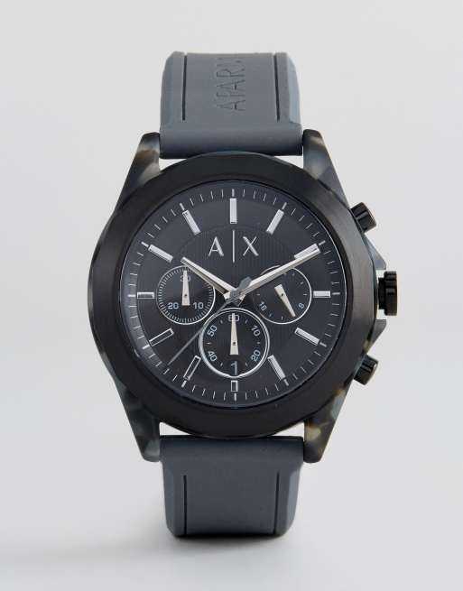 armani exchange watch grey