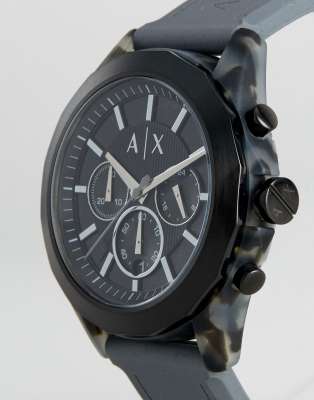 armani exchange watch grey