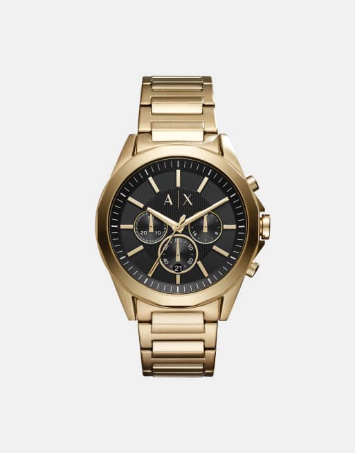 Armani Exchange AX2611 Chronograph Bracelet Watch In Gold ASOS