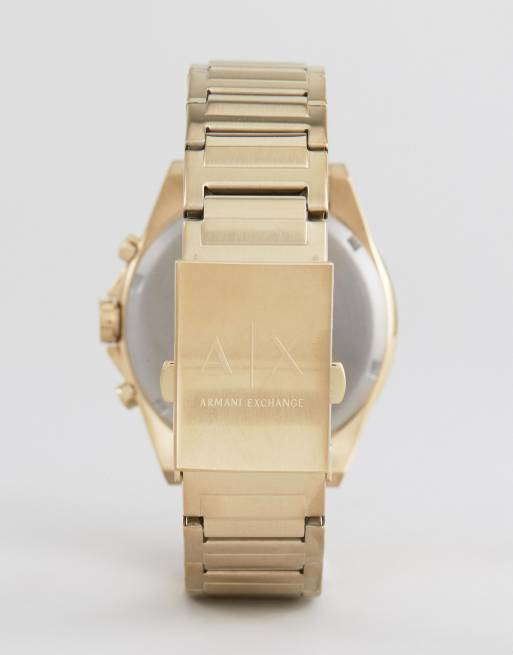 Armani Exchange AX2611 Chronograph Bracelet Watch In Gold | ASOS