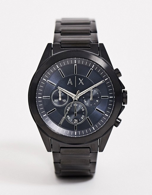 Armani Exchange AX2639 Drexler bracelet watch in black