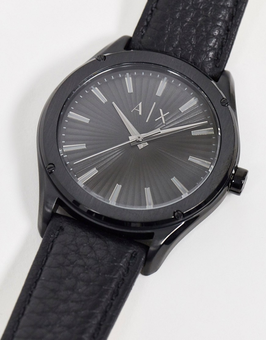 Armani Exchange AX2805 watch in black-Blue