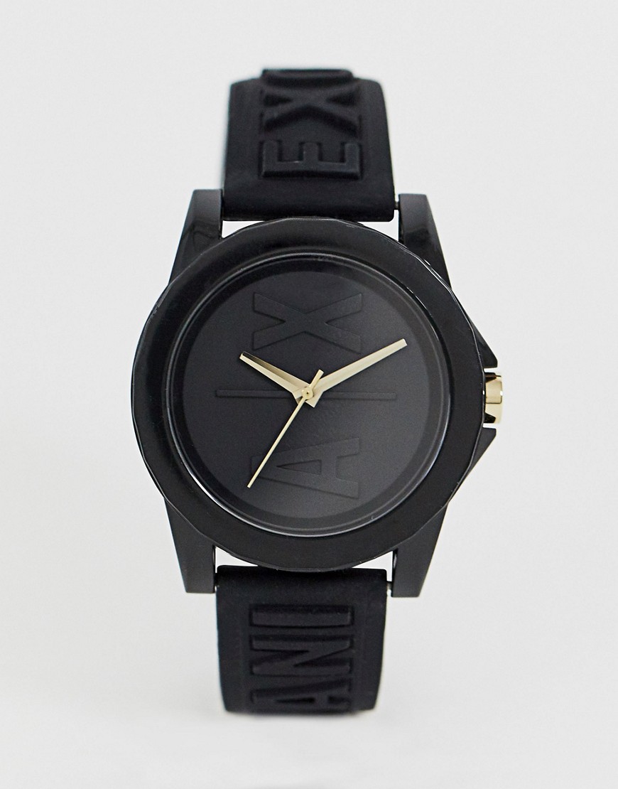 Armani Exchange - AX4369 - Lady Banks - Siliconen horloge-Zwart