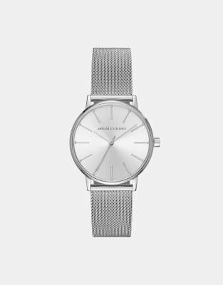Armani Exchange - AX5535 - Uhr mit Netzarmband in Silber