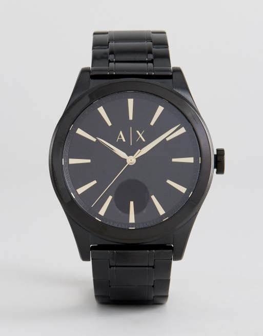 Armani Exchange AX7102 Black Watch Bracelet Gift Set ASOS