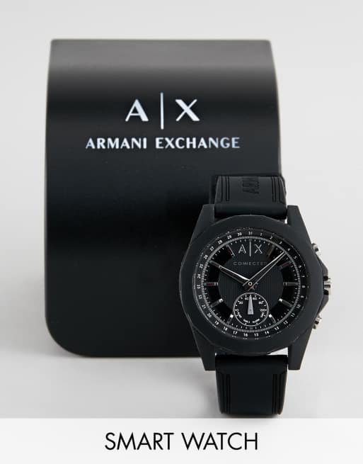 Armani Exchange AXT1001 mens hybrid smart watch in black | ASOS