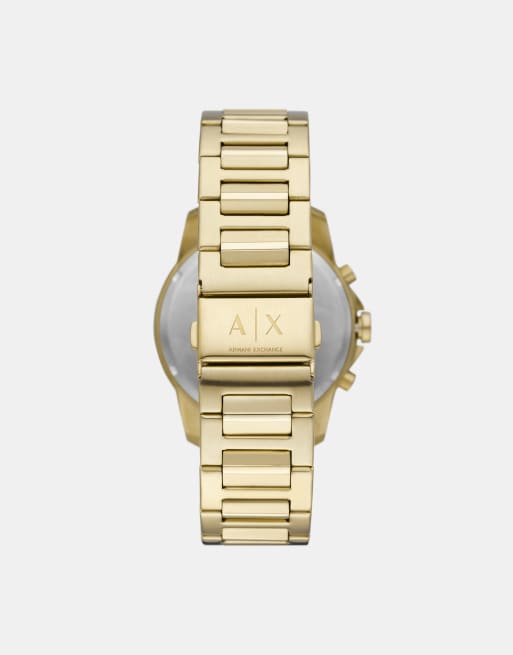 Armani Exchange – Banks – Guldfärgad armbandsklocka för män, 2 av 3