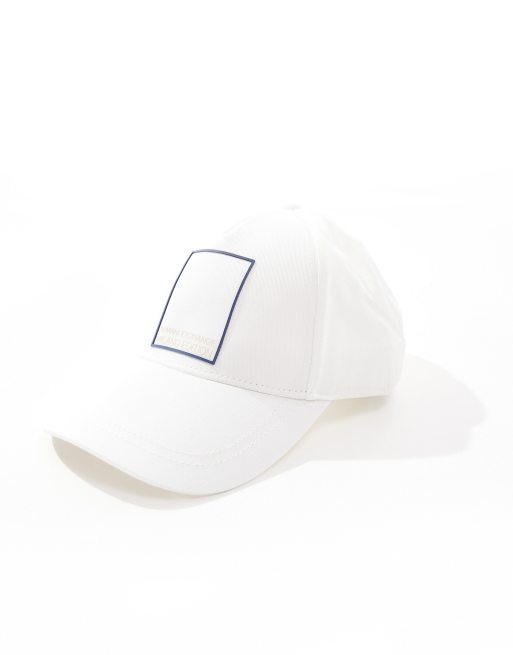 Armani cap white on sale