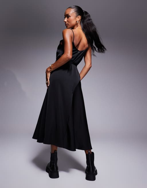 belted a line midi dress Belted Floral A-Line Midi Dress by Badgley Mischka