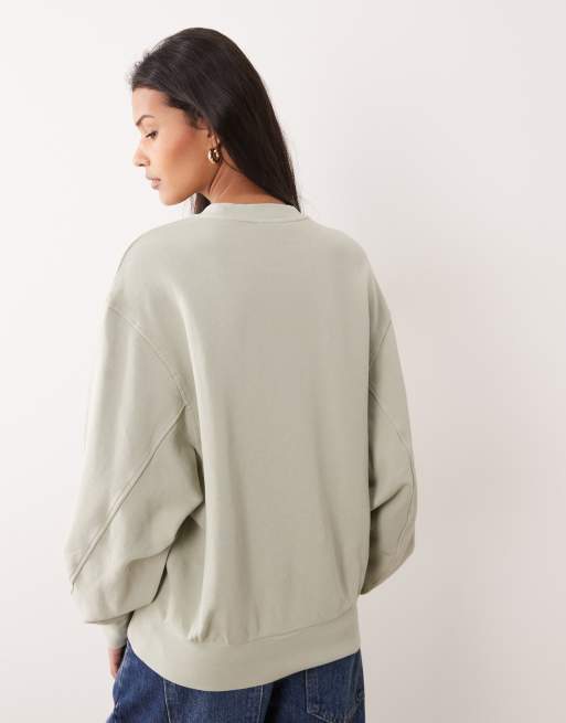 Armani Exchange – Bluza z logo w kolorze ecru, 4 z 4