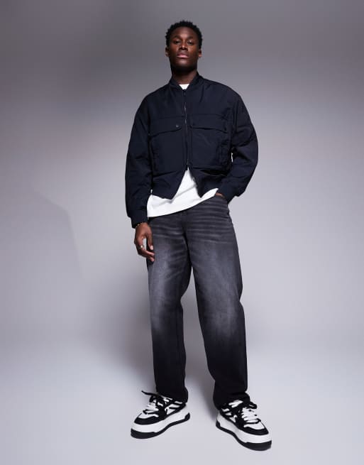 Bomber Jacket Armani Denim Jacket Mens Armani Jeans 06B05 Bomber