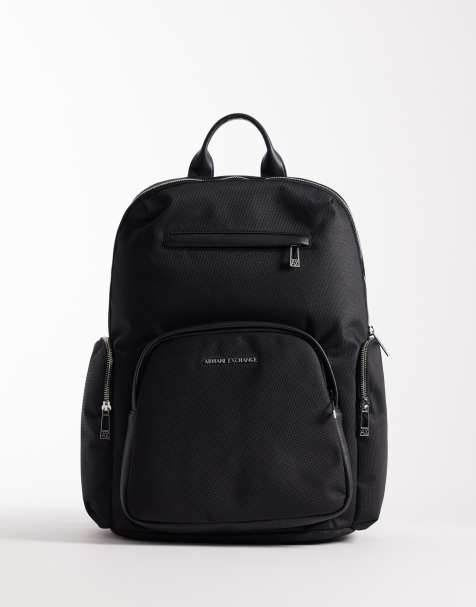 Armani Exchange - Borsa a sacco nera - view 1