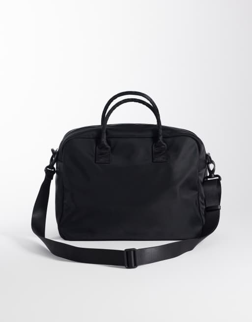 Armani Exchange - Borsa a sacco nera, 4 di 4