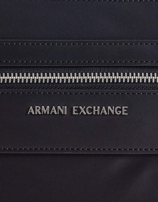 Armani Exchange - Borsa a tracolla nera, 3 di 4