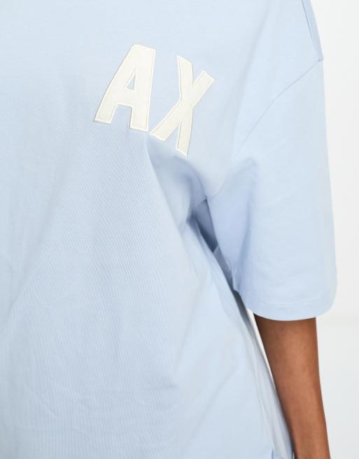 blue armani exchange shirt