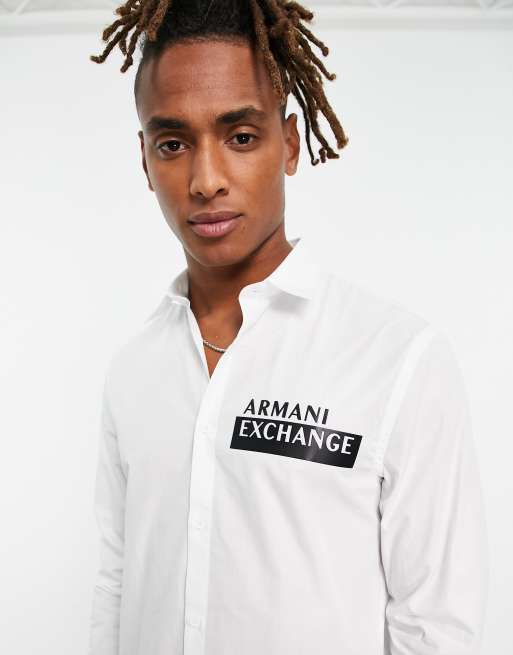 Camicia armani bianca hotsell