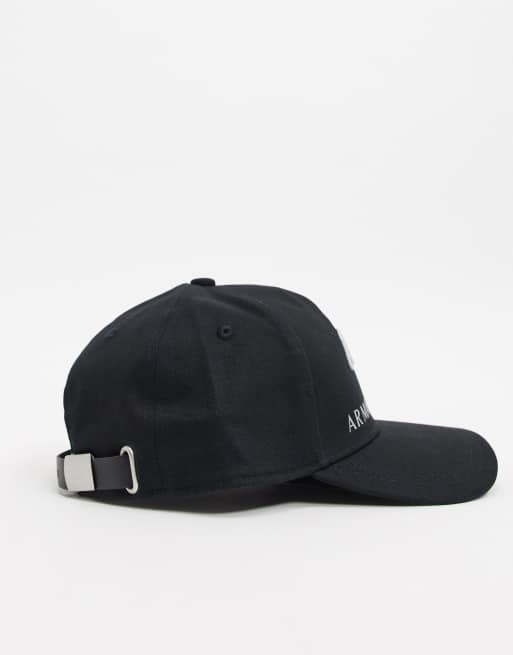 Armani Exchange Cappello con visiera nero con logo Ax ASOS