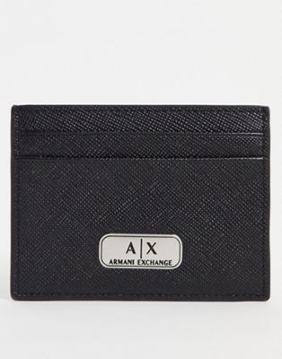 Armani Exchange cardholder in black