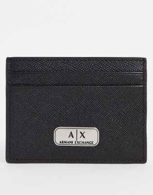 Armani Exchange cardholder in black