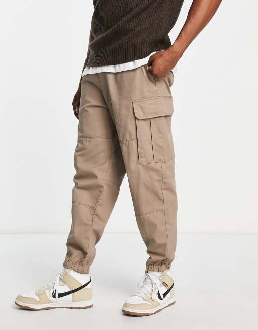 Armani Exchange cargo pants in beige ASOS