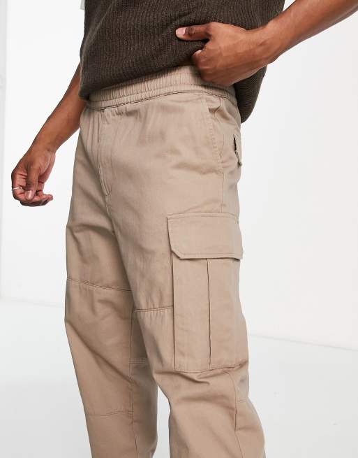 Armani Exchange cargo pants in beige | ASOS