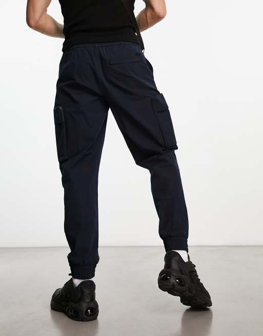 Armani Exchange cargo pants in navy